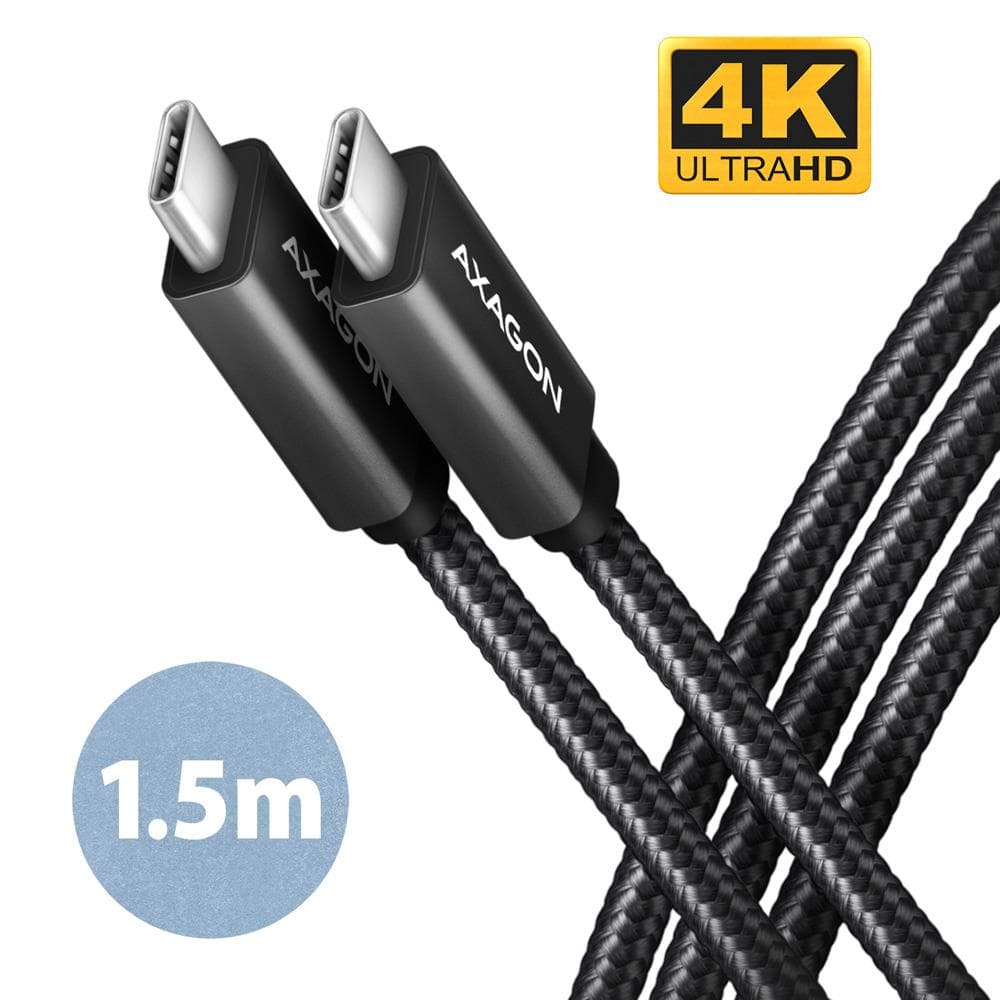 AXAGON BUCM32-CM15AB USB-C kabel 1,5m 100W must