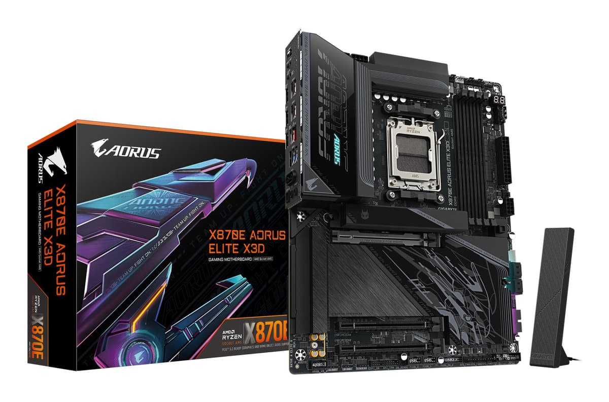 Gigabyte X870E Aelite X AM5 DDR5 Wi-Fi 7 emaplaat AMD-le
