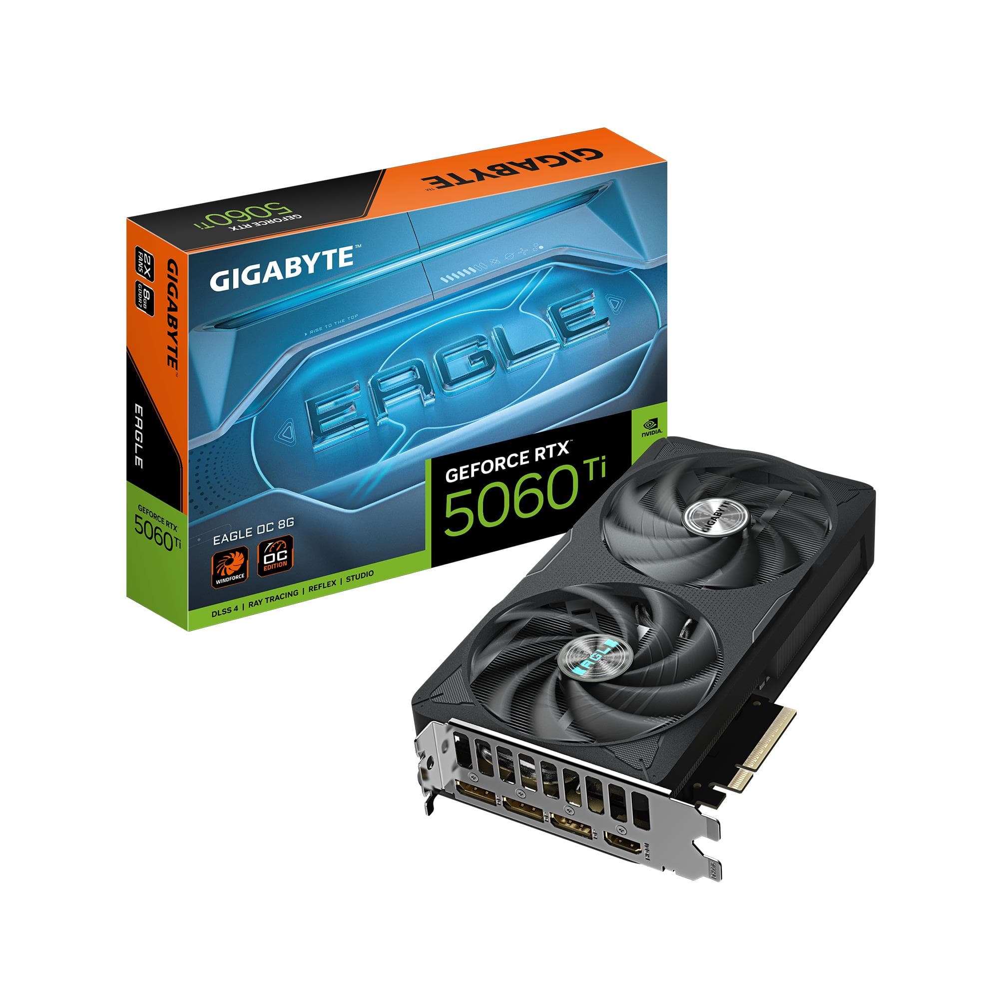 GIGABYTE GeForce RTX 5060 Ti EAGLE OC graafikakaart, 8 GB GDDR7