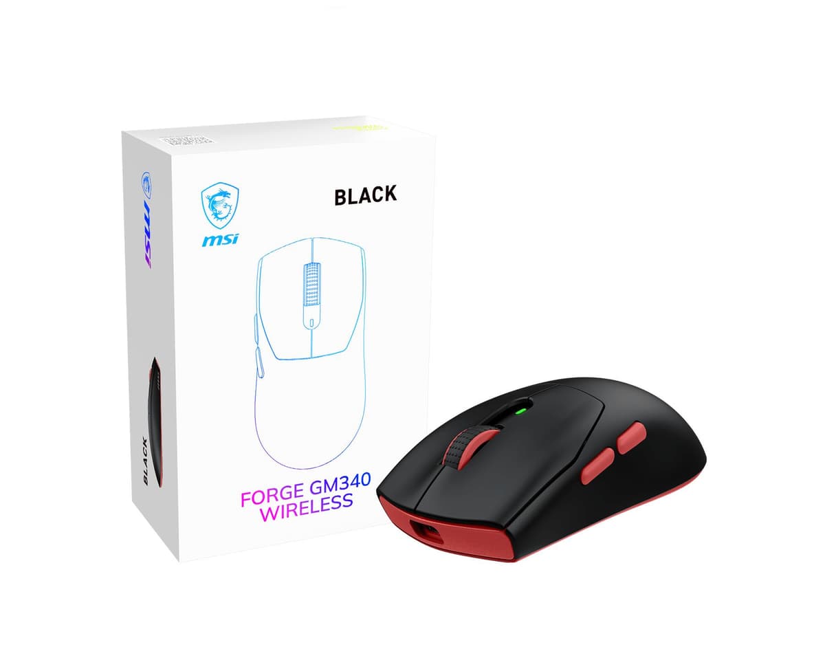MSI GM340 wireless gaming mouse, 12000 DPI optical