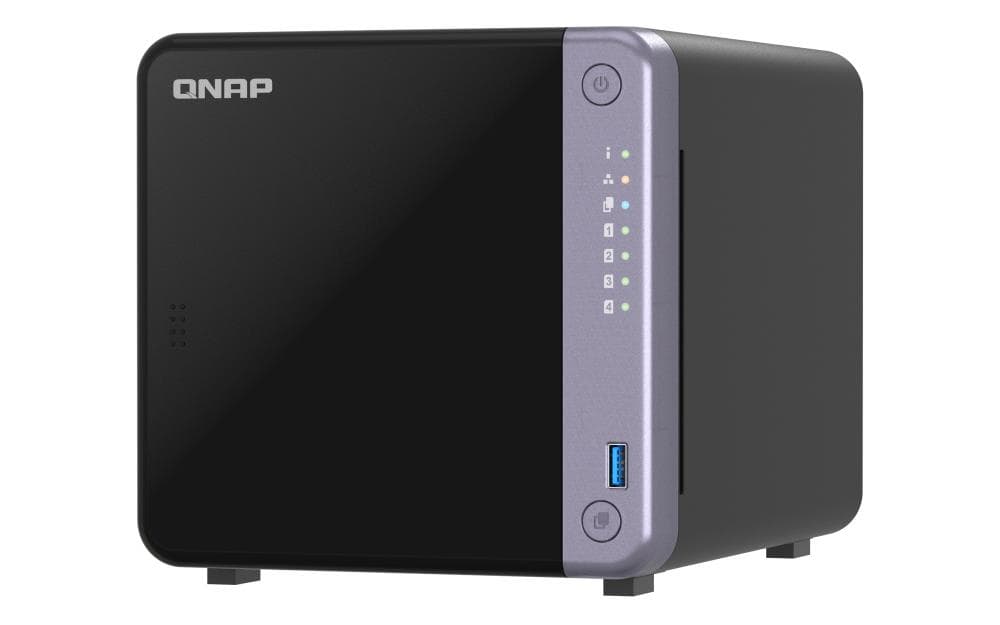 QNAP TS-432X сетевое хранилище 4 отсека 4GB черное
