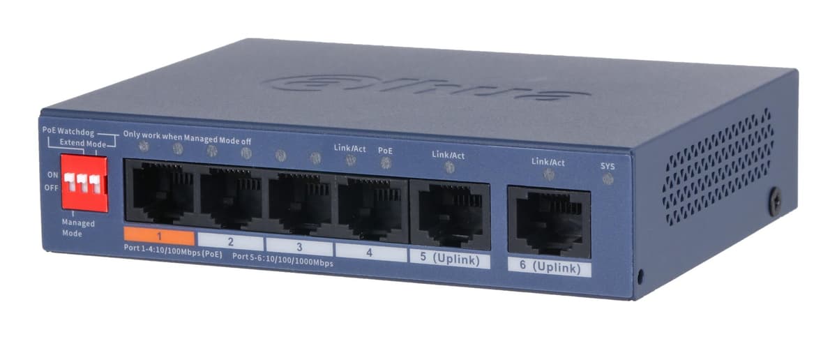 Dahua DH-CS4006-4ET2GT-60 6-Port Managed PoE Network Switch