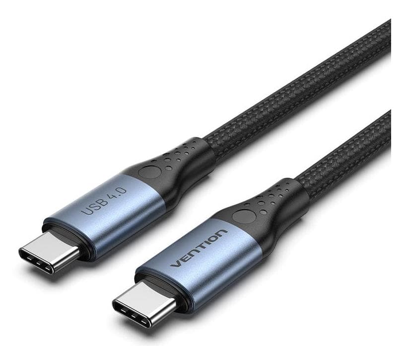 Vention USB-C Braided Cable 1M USB4 Gen 3x2 Fast Charging