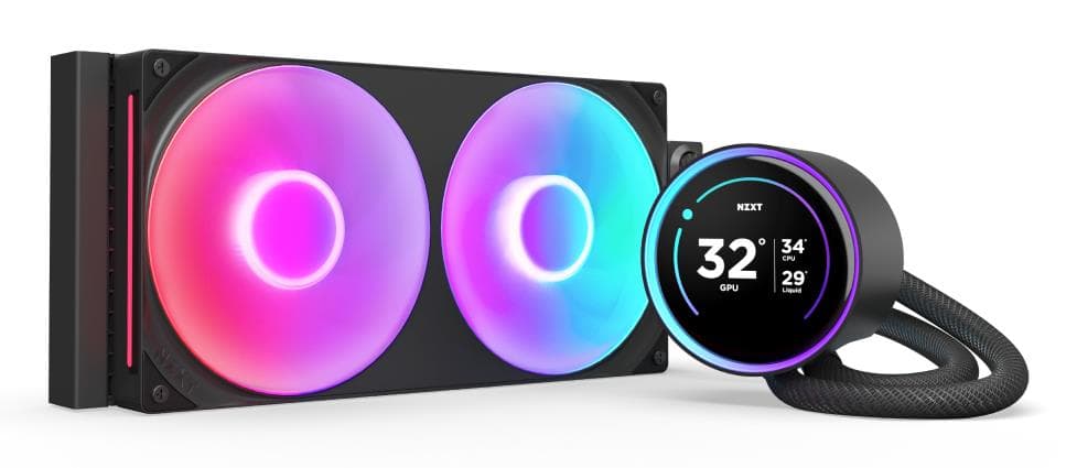 NZXT Kraken Elite 280 RGB V2 жидкостное охлаждение процессора 140 мм