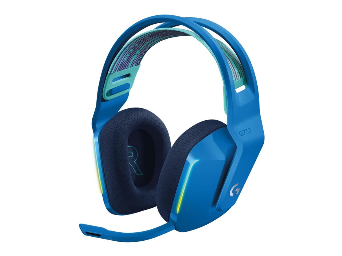 Logitech G733 WRL Blue беспроводная игровая гарнитура