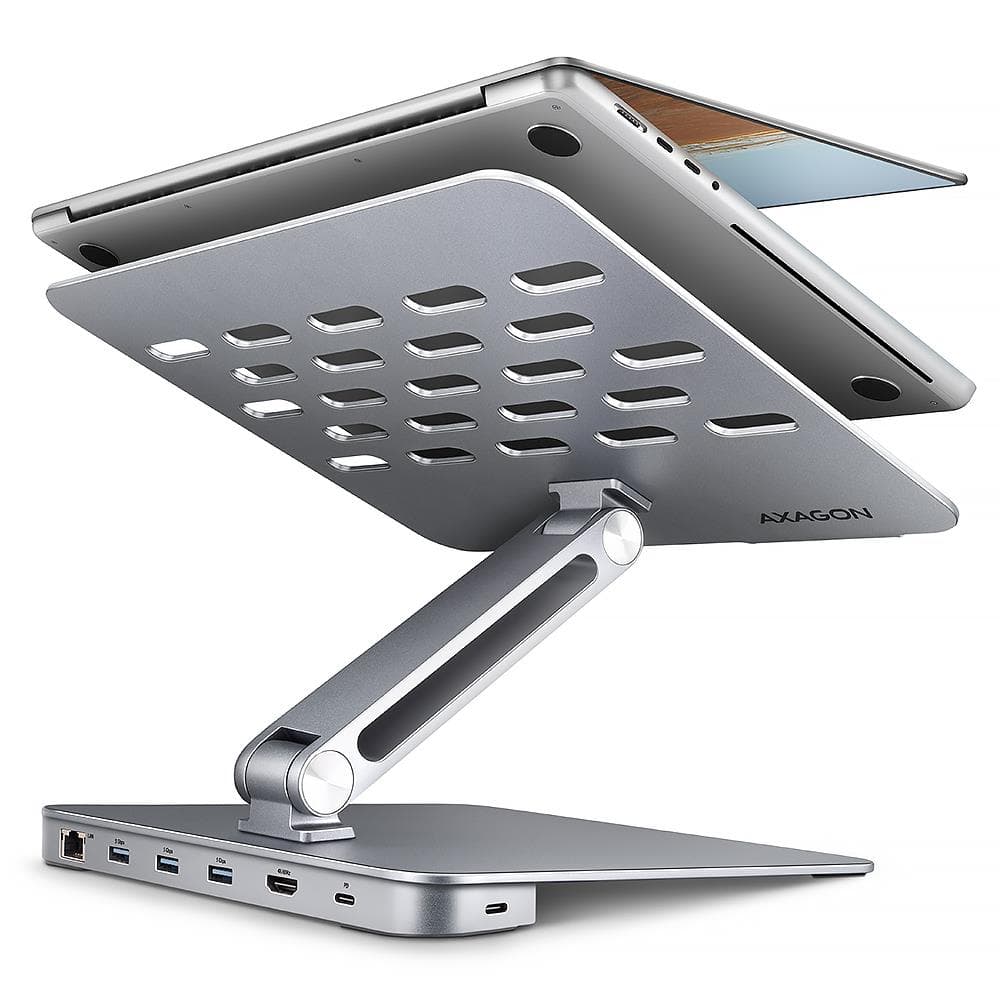 AXAGON NB ACC STAND 10-16" + 7in1 I/O Hub - sülearvuti alus