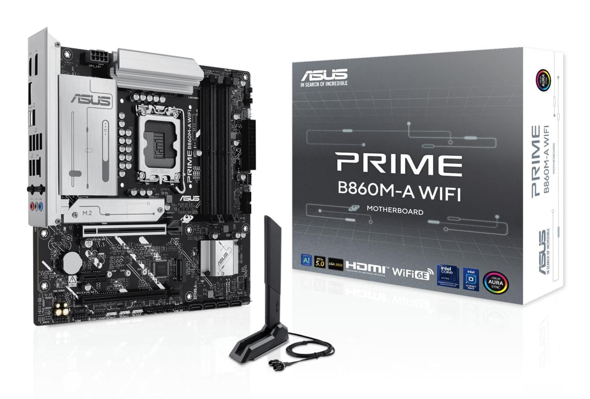 ASUS Prime B860M-AW WiFi micro-ATX Intel motherboard