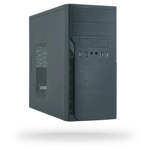 Chieftec HO-12B midi tower must MicroATX jaoks
