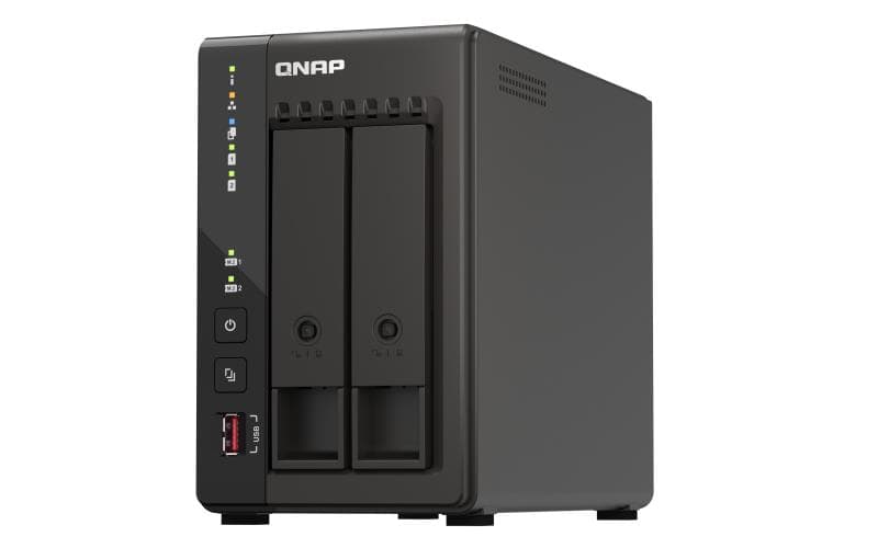 QNAP TS-253E-8G 2-kohaline NAS-seade 8GB RAM, 2x 2.5GbE