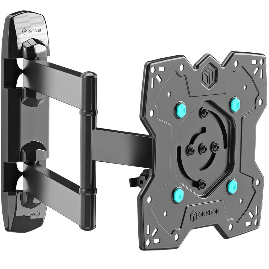 ONKRON M4SR-B Wall Mount for 17–43" TVs, VESA 200x200, Black