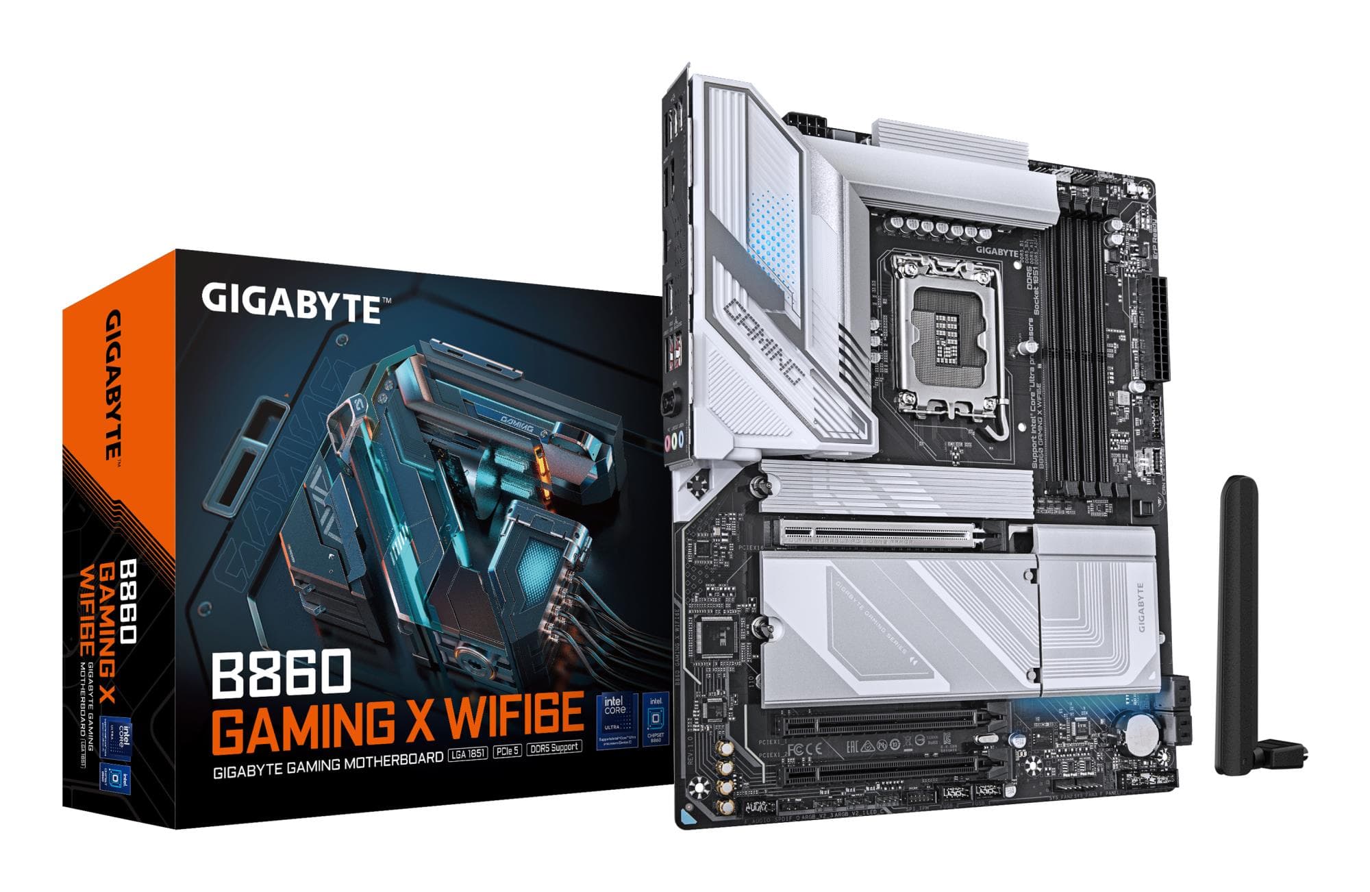 Gigabyte B860 Gaming X WiFi 6E LGA1851 DDR5 ATX emaplaat