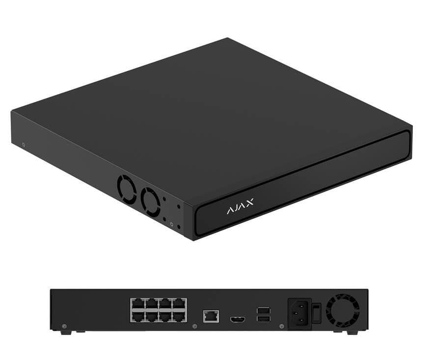 AJAX NET VIDEO RECORDER 8CH/H2D8PAC must-sees surveillance NVR