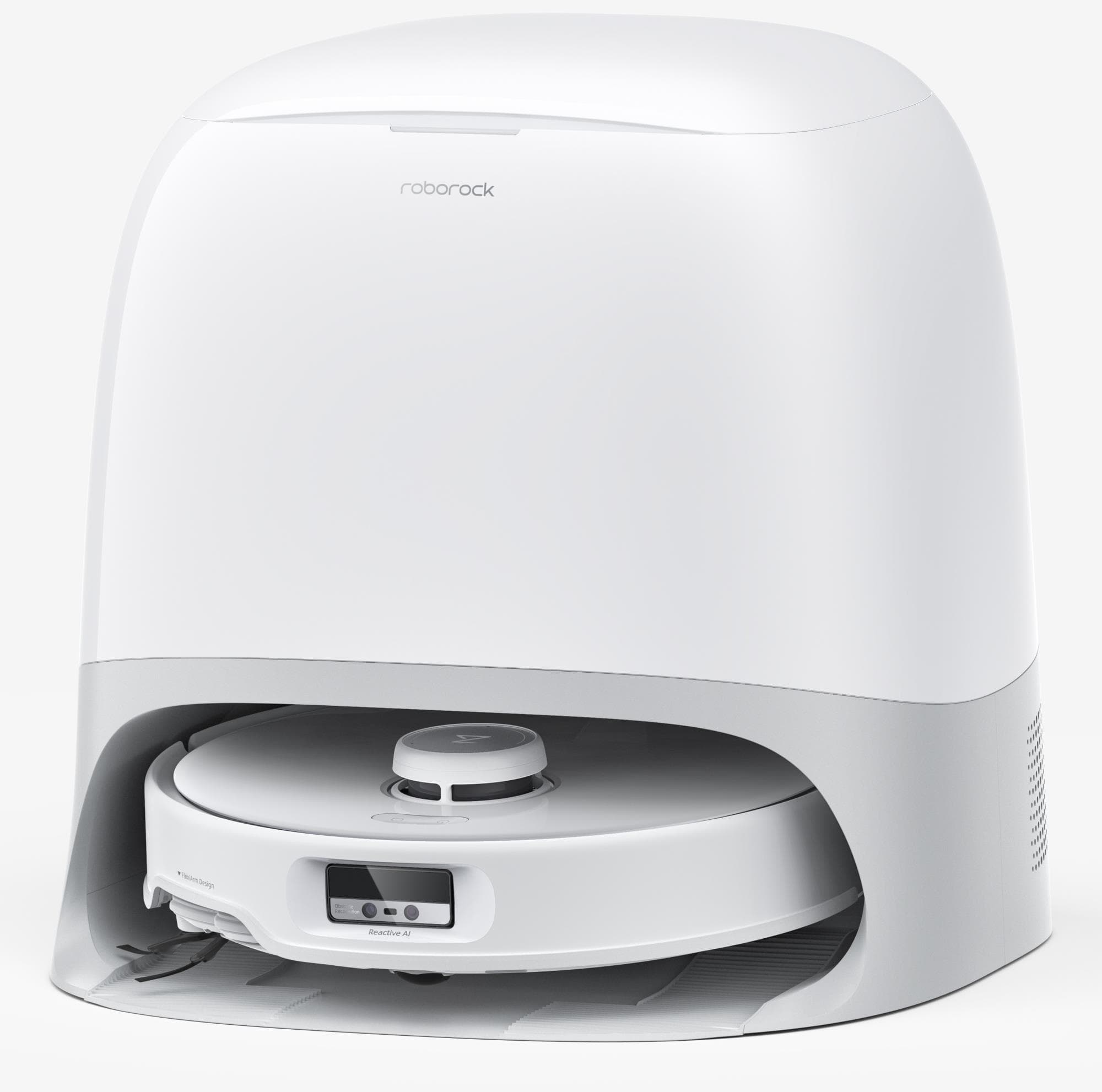 Roborock Q Revo Curv White Robot Vacuum with Mopping