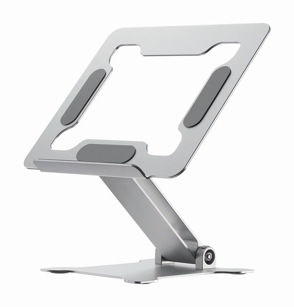 Gembird NBS-D1-03 Foldable Laptop Stand, Height Adjustable, Silver