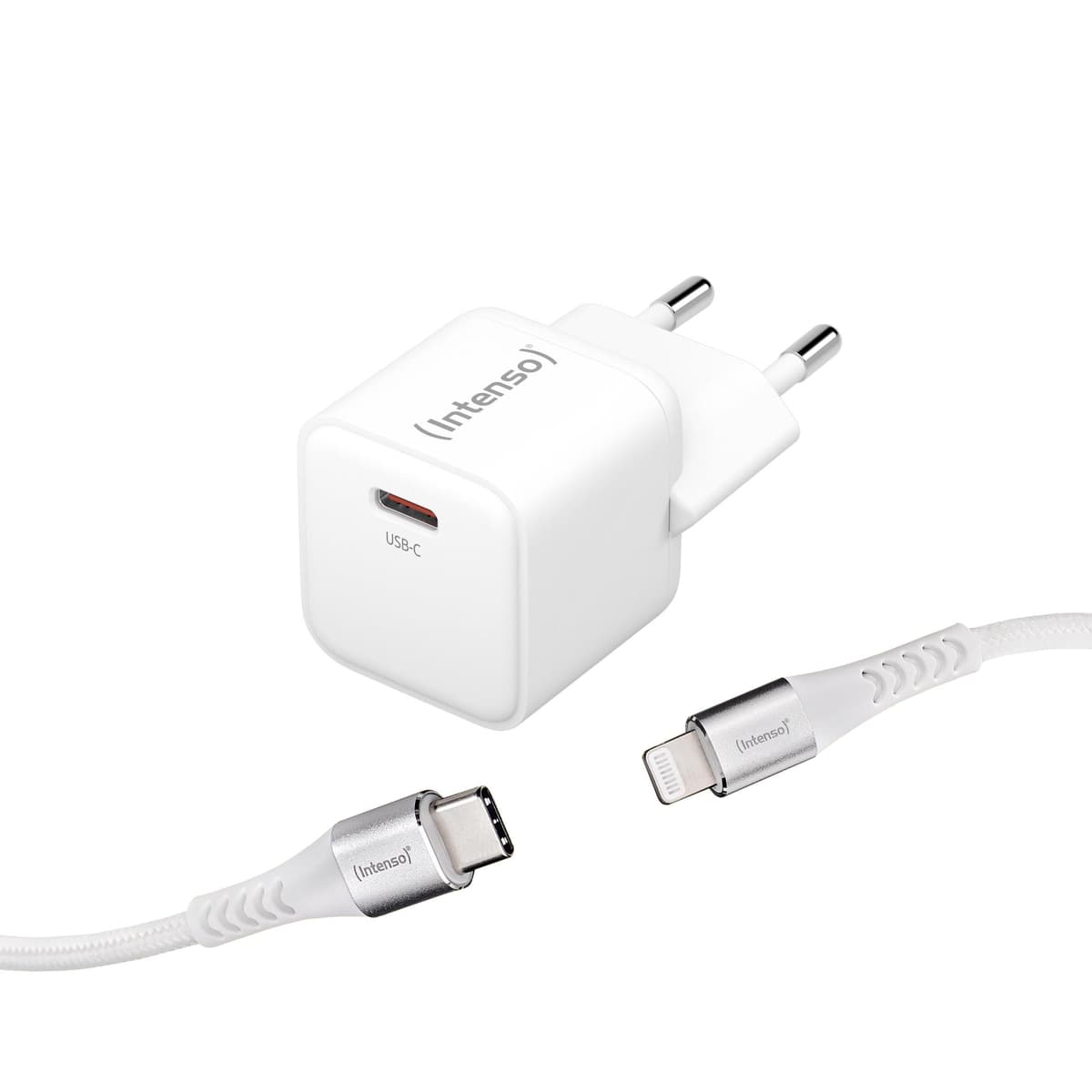 Intenso GaN USB-C laadija 30W (valge)