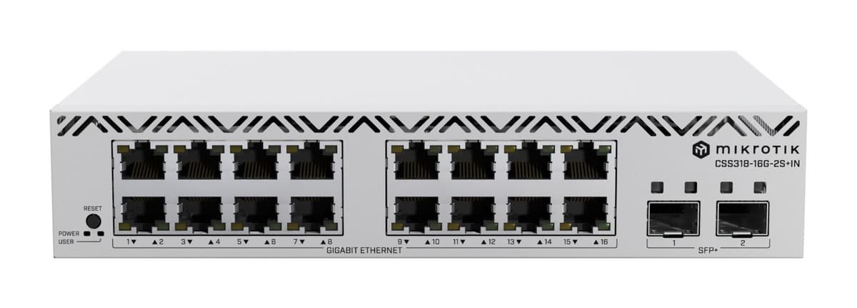 MikroTik CSS318-16G-2S+IN 16-Port Gigabit Managed Switch