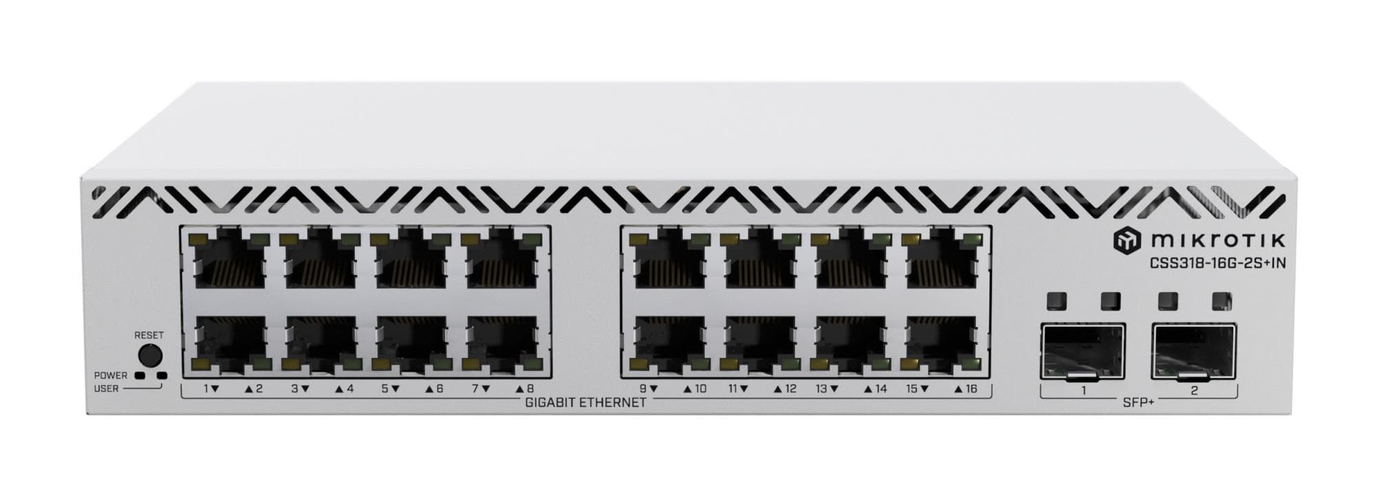 MikroTik CSS318-16G-2S+IN управляемый коммутатор 16 портов Gigabit
