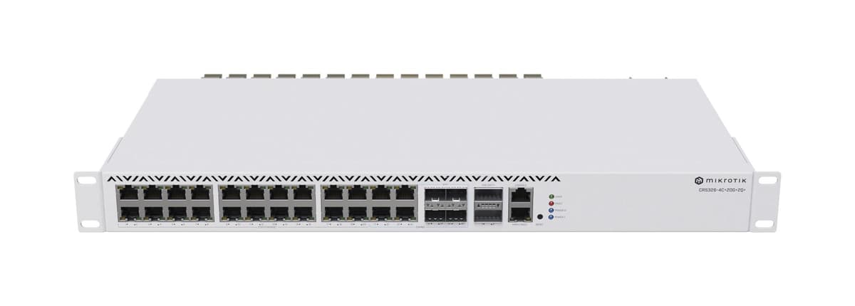 MikroTik CRS326-4C+20G+2Q+RM Managed Switch 20-Port 10G SFP+