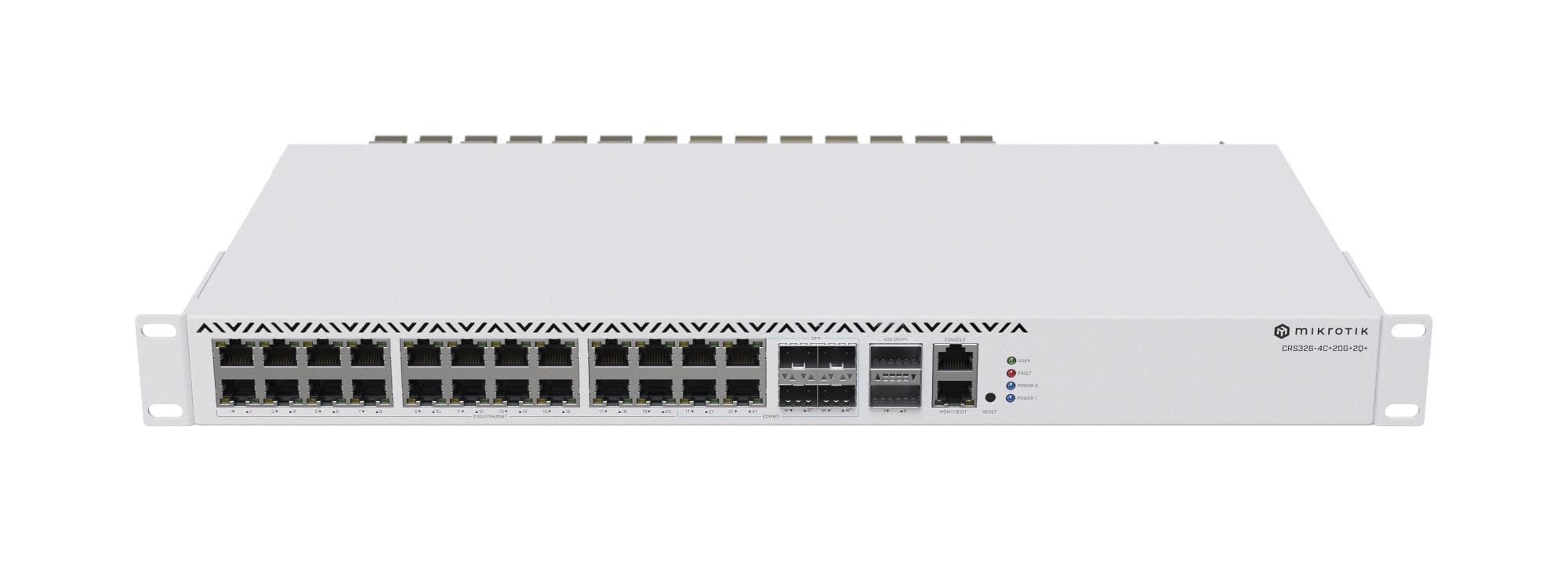 MikroTik CRS326-4C+20G+2Q+RM rack-kommutaator 20xGbE, 4xSFP+
