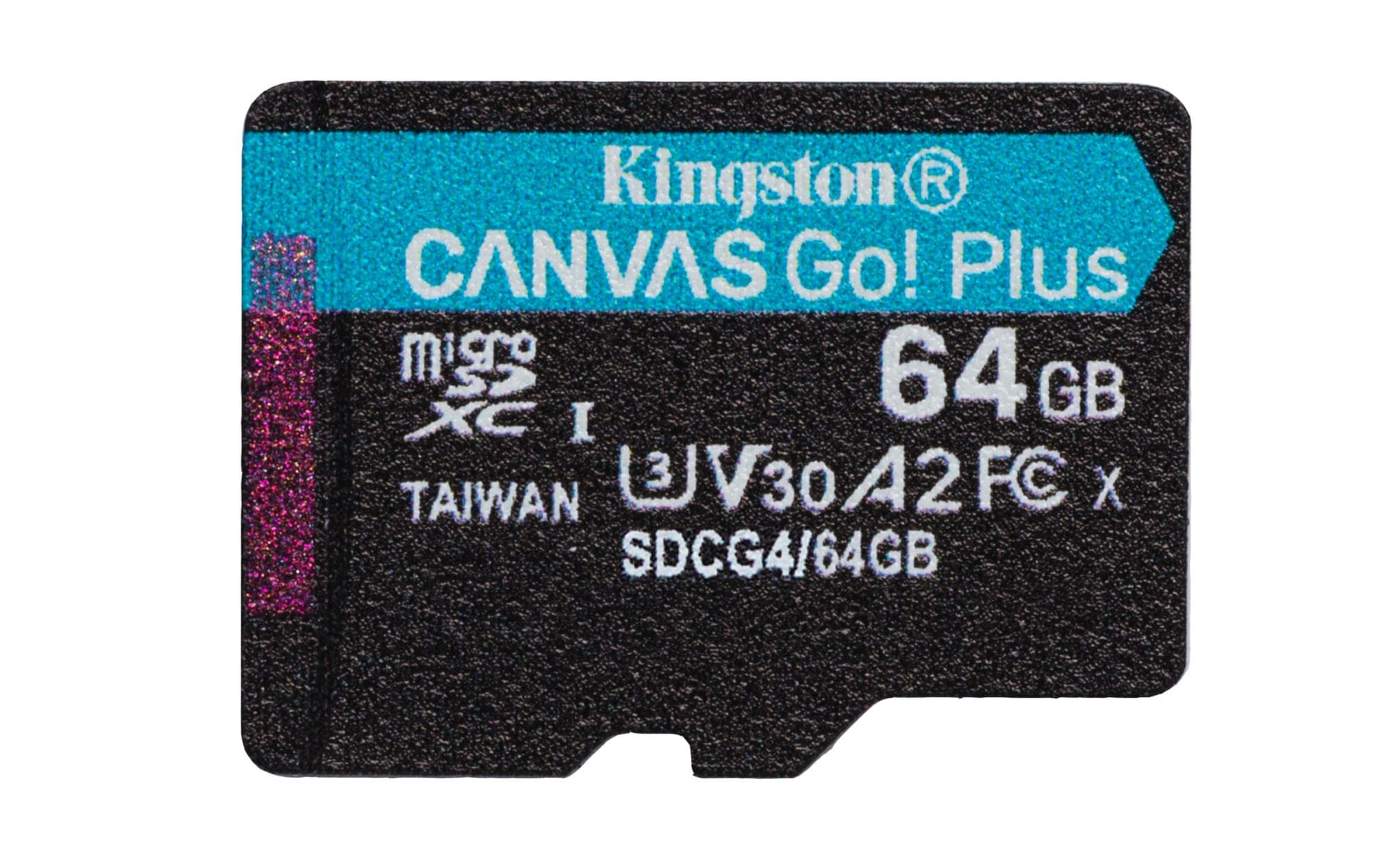 Kingston SDCG4/64GBSP 64GB microSDXC mälukaart U3 V30 UHS-I 200MB/s