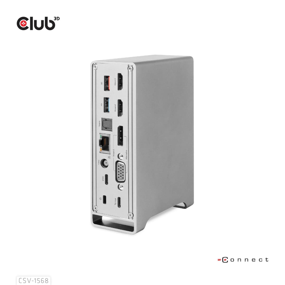 CLUB3D CSV-1568 USB-C 120W док-станция для ноутбука