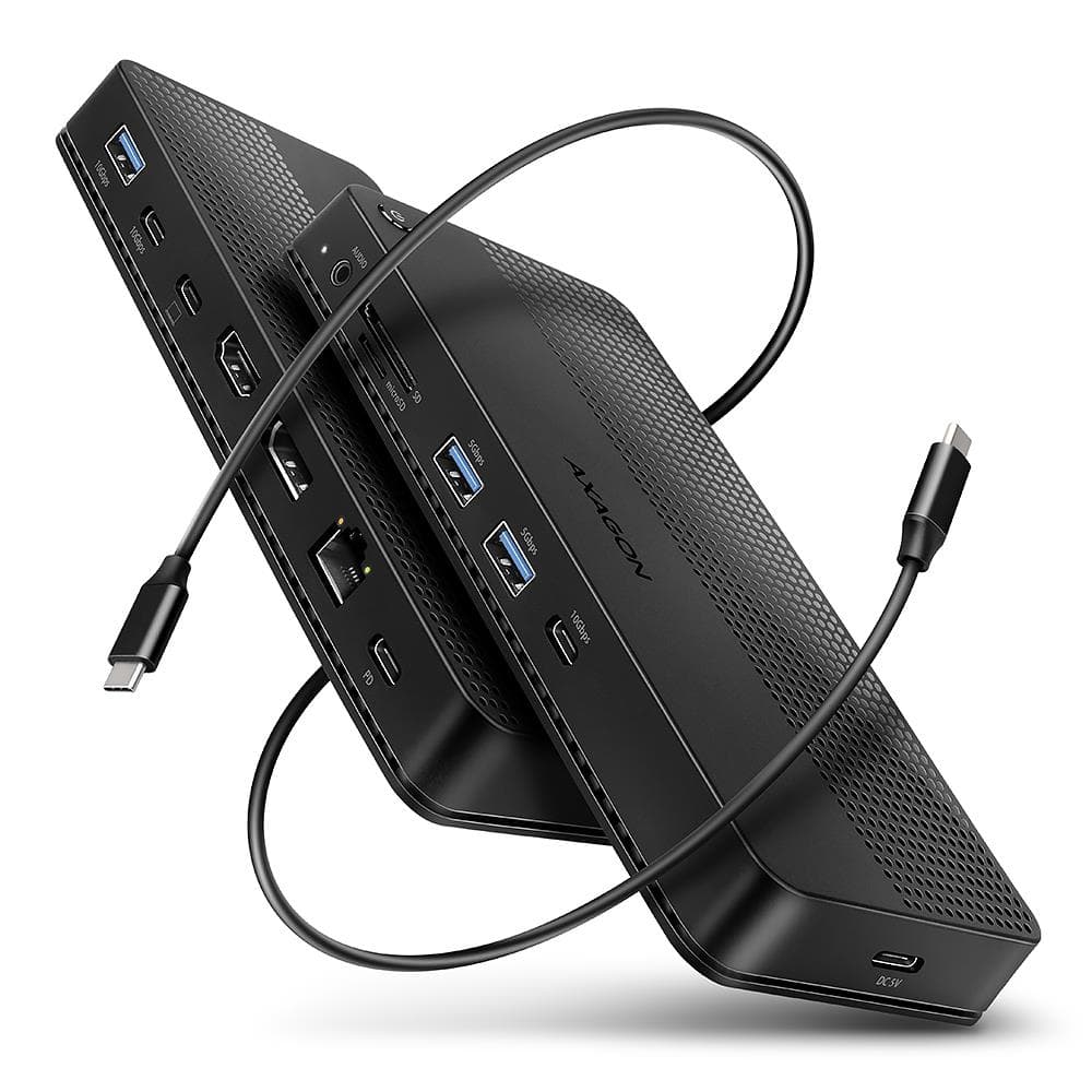 AXAGON HMC-U4 12in1 USB4 docking station must arvutile