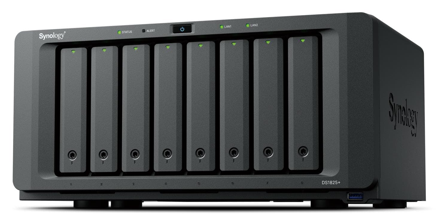Synology DS1825+ 8-bay NAS storage tower without HDD