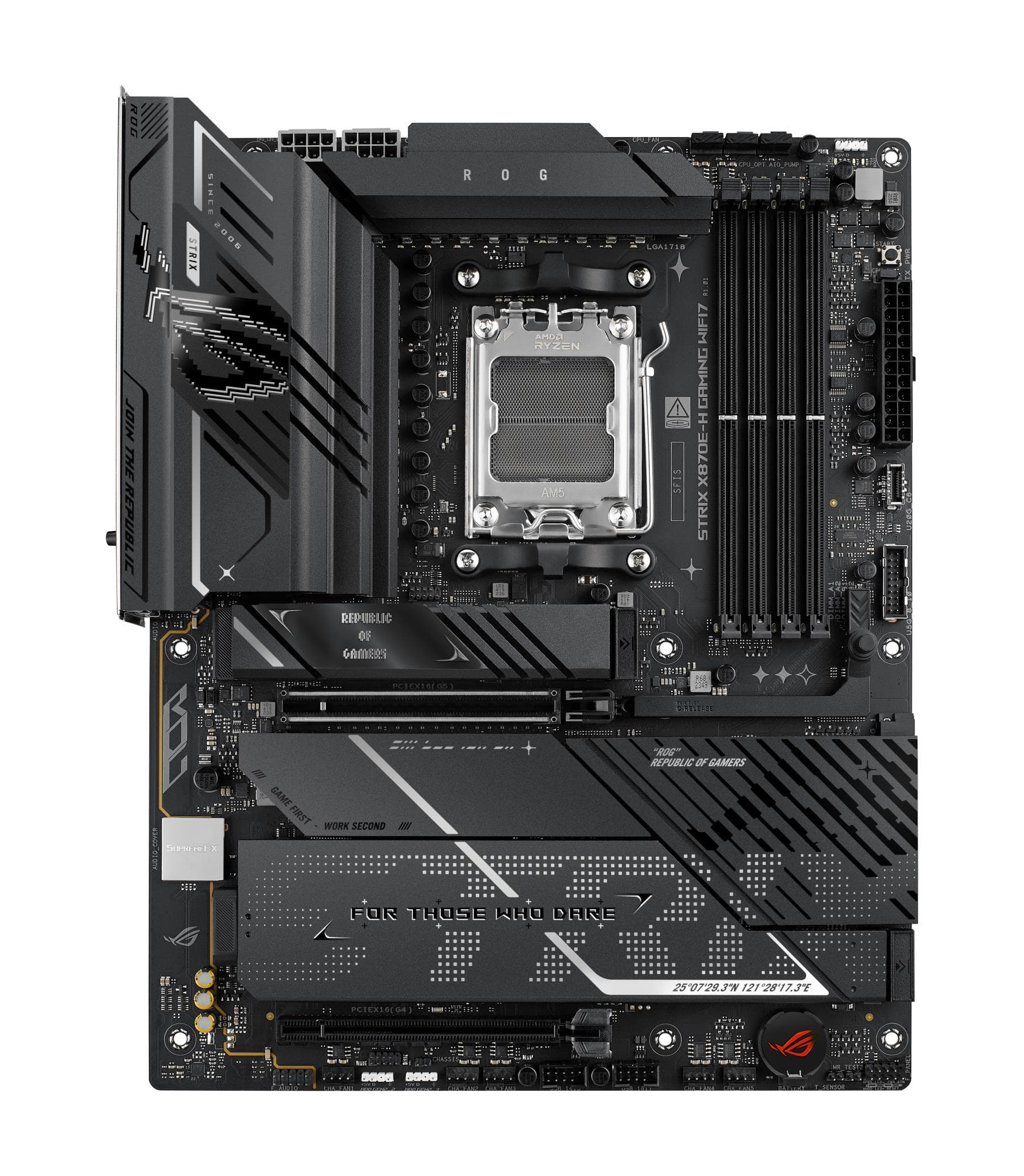 ASUS ROG Strix X870E-H Gaming WiFi 7 emaplaat AM5 DDR5 ATX