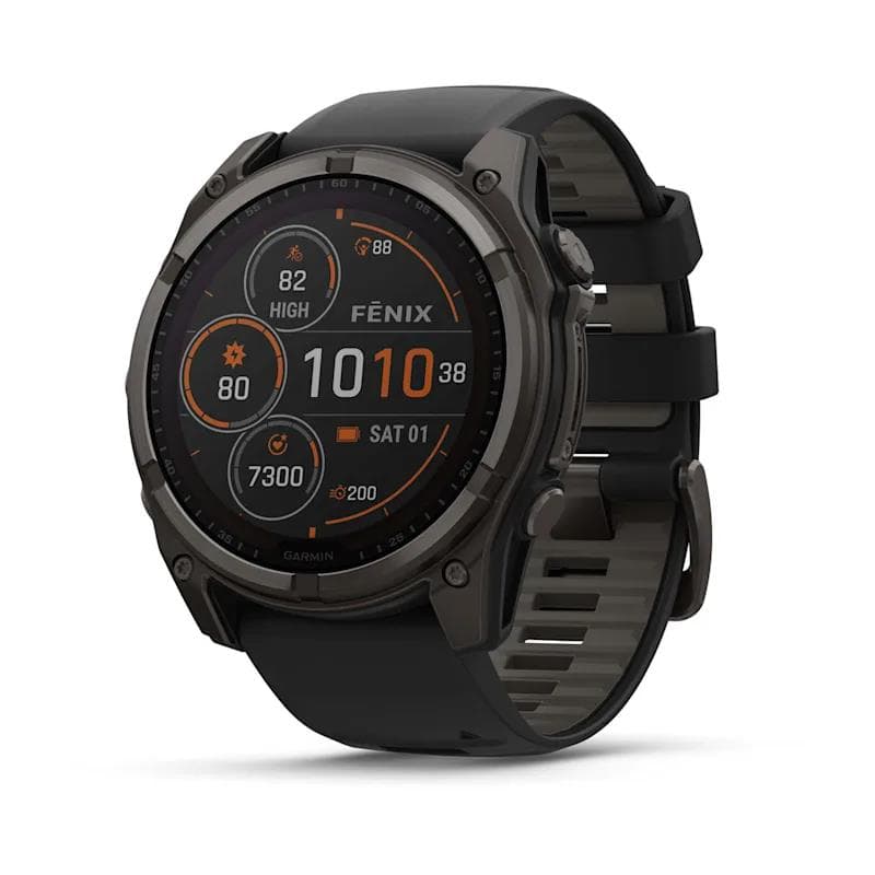 Garmin Fenix 8 Sapphire Solar titaanvärvi spordikell