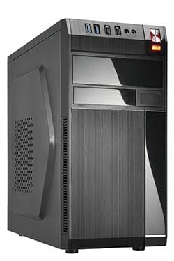 GOLDEN TIGER Baltimore 530 Micro ATX Midi Tower PC Case, Black