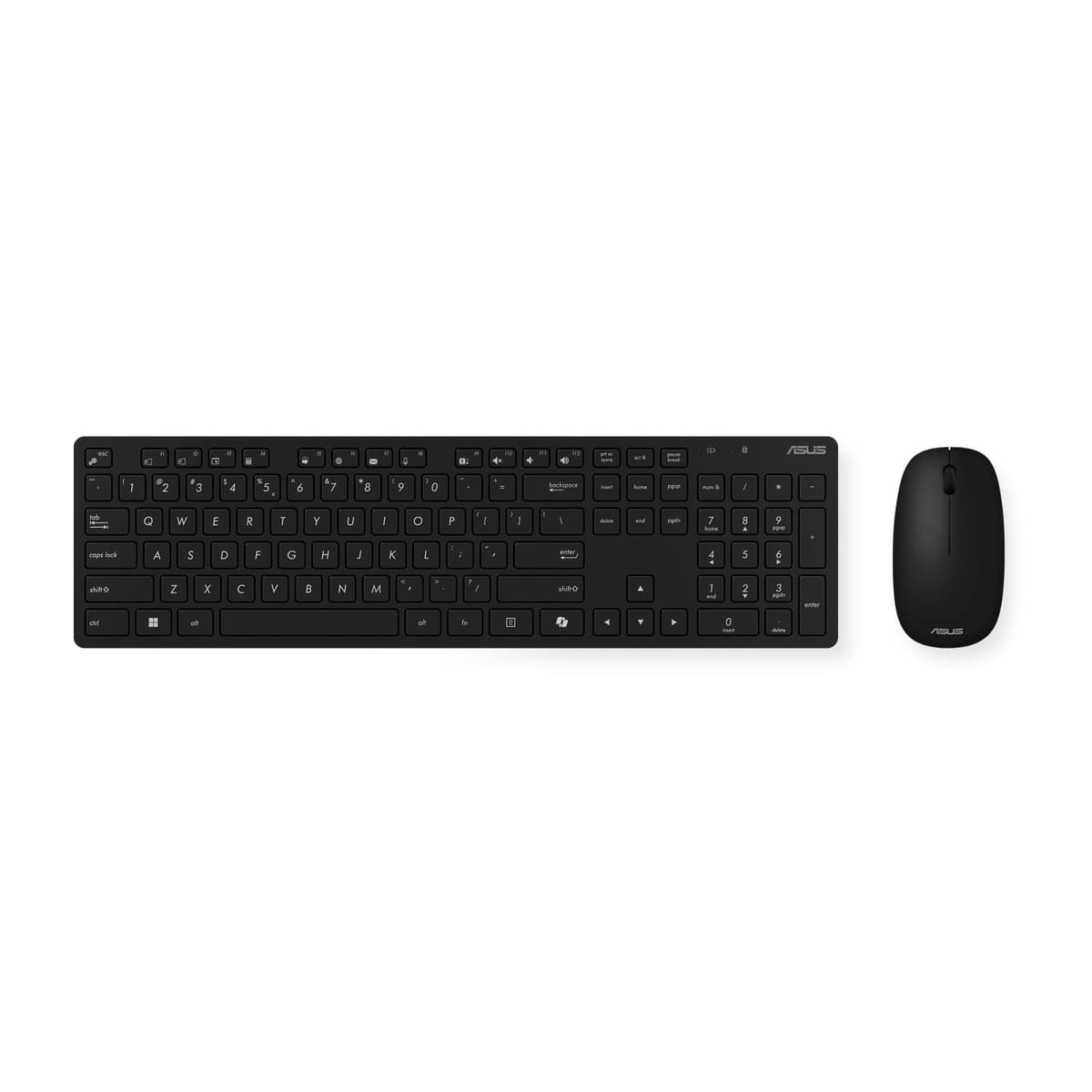 ASUS W5000 juhtmevaba klaviatuur ja hiir, must
