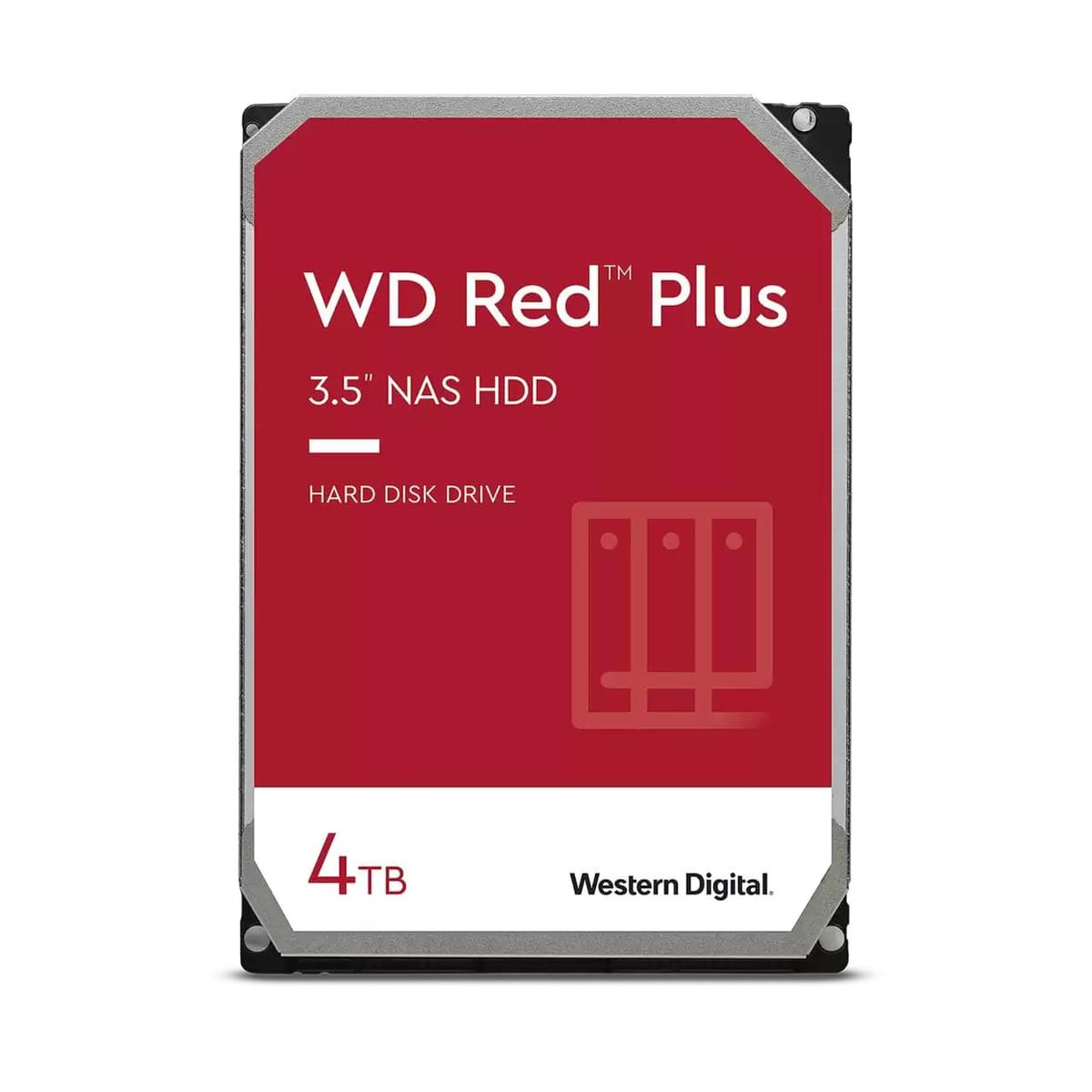 HDD|WESTERN DIGITAL|Red Plus|4TB|SATA|256 MB|5400 rpm|3,5"|WD40EFPX