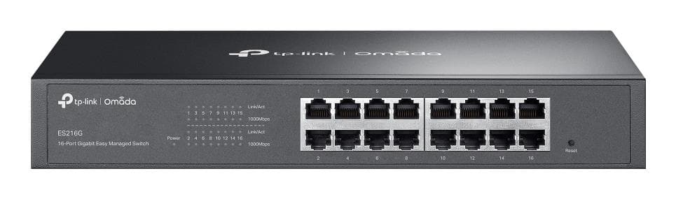 TP-LINK ES216G 16-Port Managed Gigabit Switch Rack