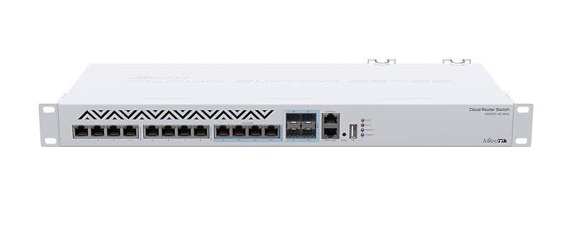 MikroTik CRS312-4C+8XG-RM 10G haldatav rack-kommutaator