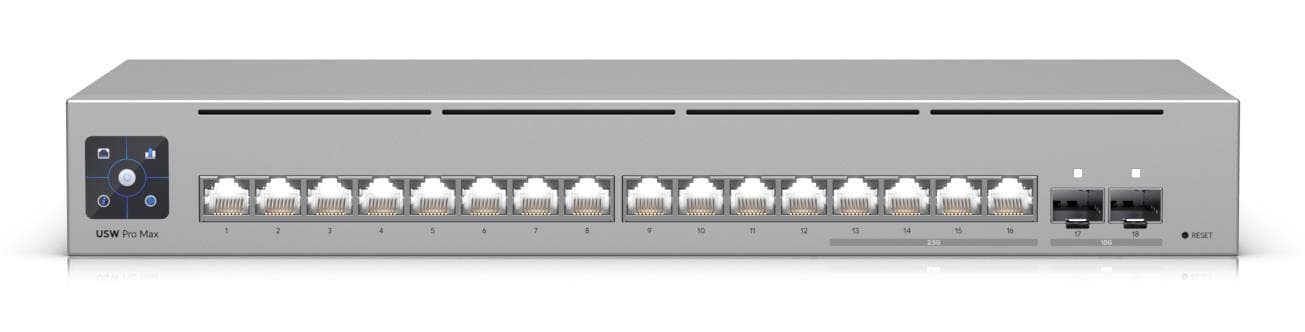 Ubiquiti UniFi USW-Pro-Max-16 Layer 3 2.5G Network Switch 16-Port
