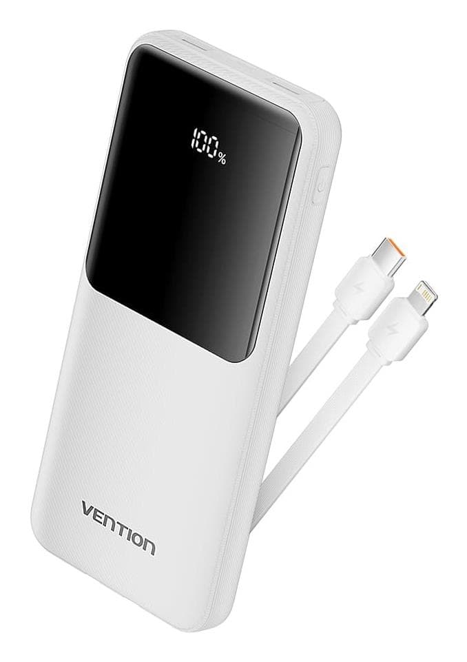Портативный аккумулятор Vention 10000 мАч 22.5W (белый)