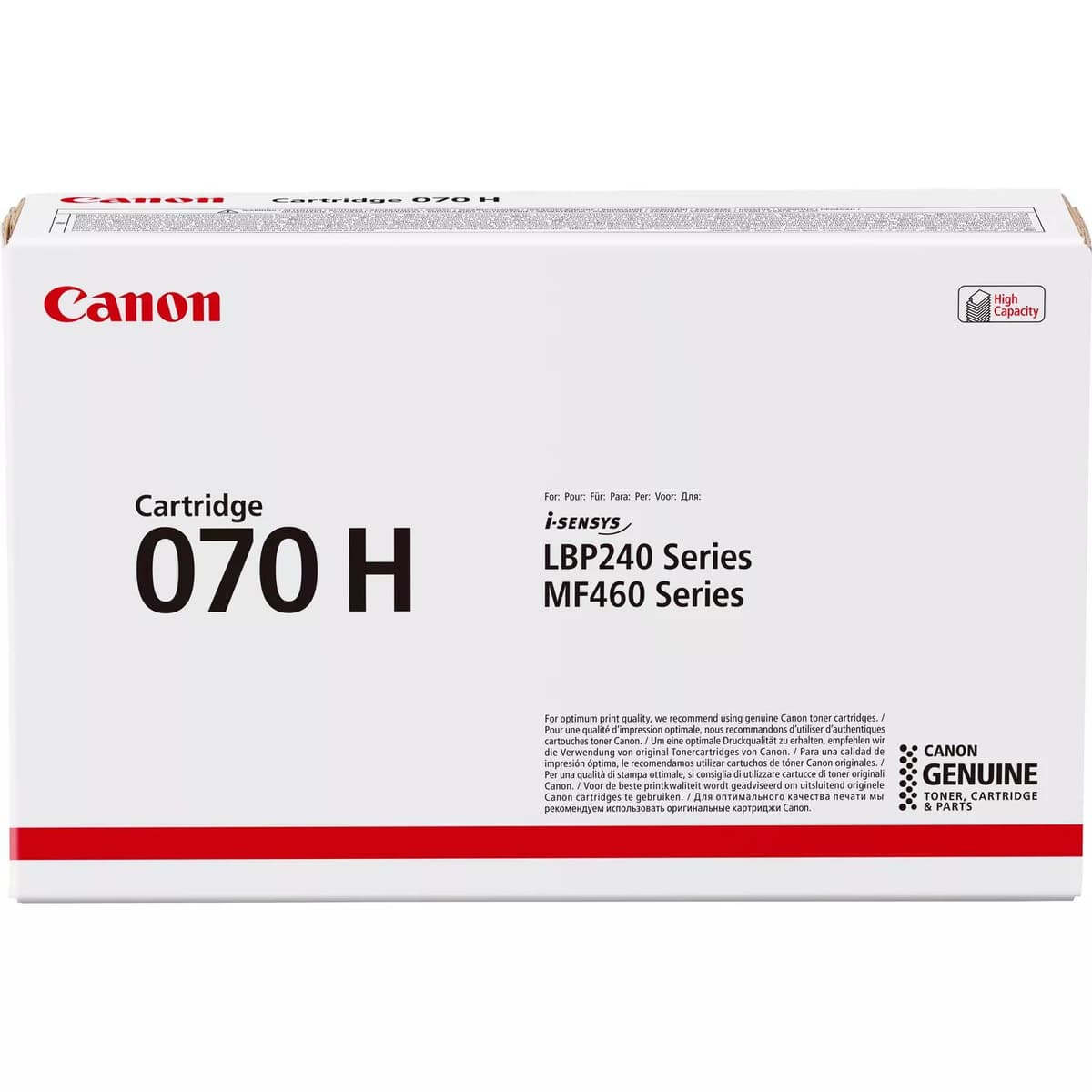 Canon 070H Black Toner Cartridge 10,200 pages for i-SENSYS
