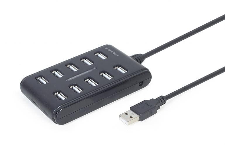 Gembird UHB-U2P10P-01 USB 2.0 Hub 10 Port