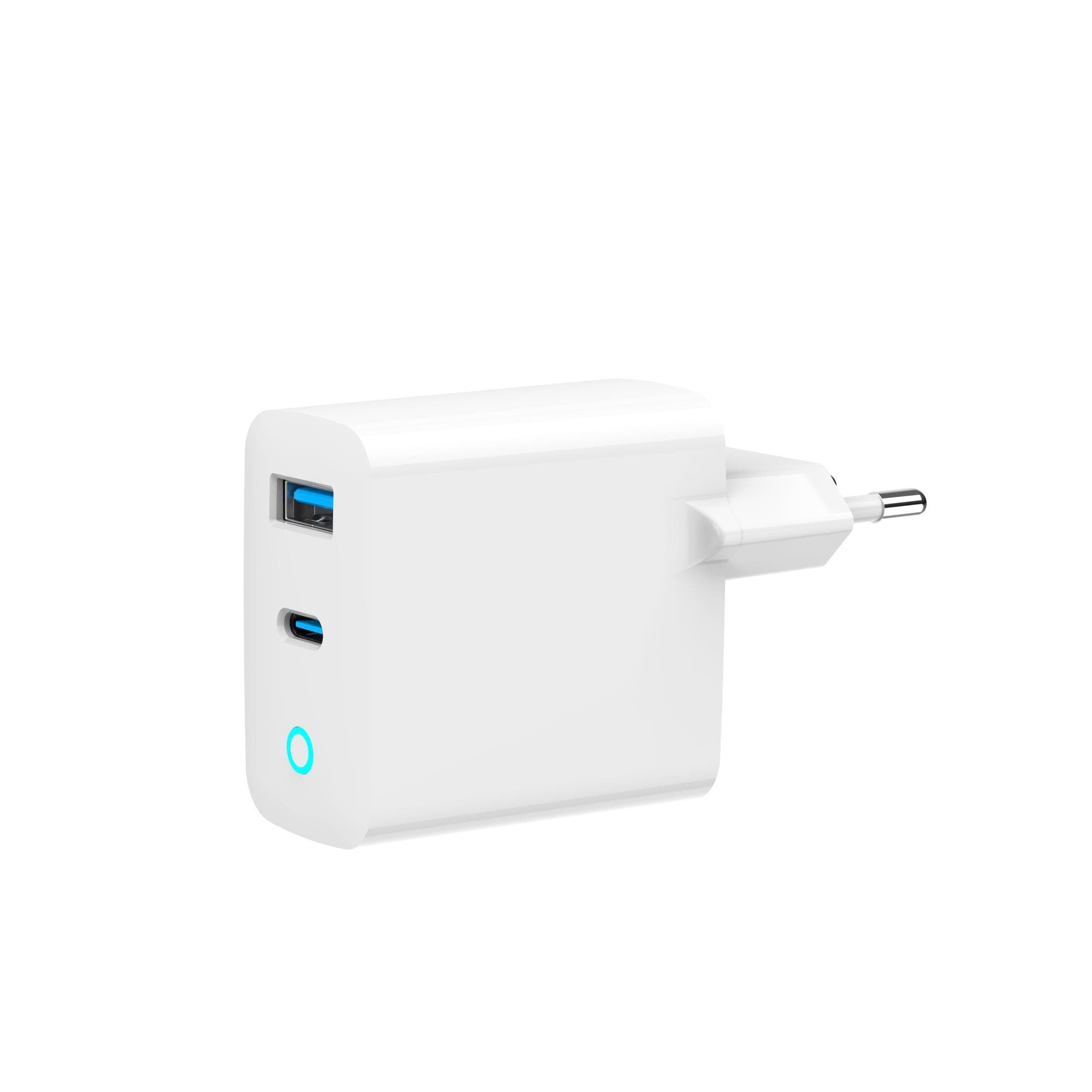 Gembird TA-UC-PDQC65L-W 65W USB-C laadija valge
