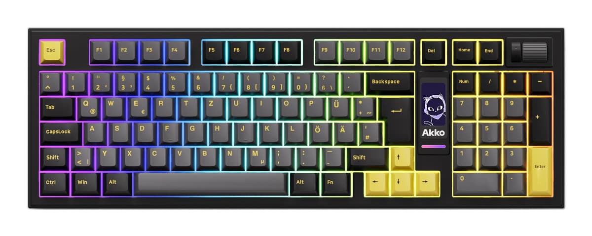 AKKO WRL 5098B Black Gold Mechanical Keyboard