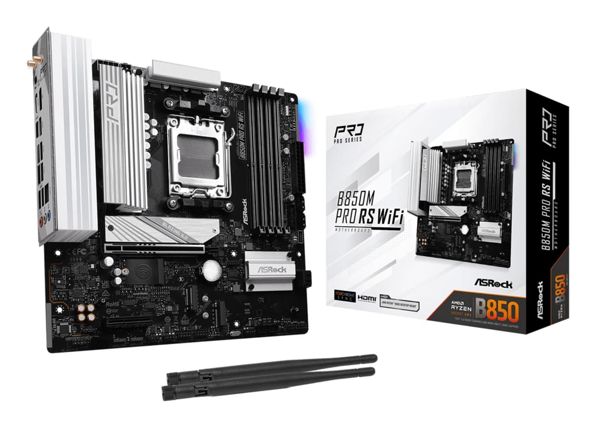 ASROCK B850M PRO RS WiFi emaplaat Socket AM5 DDR5