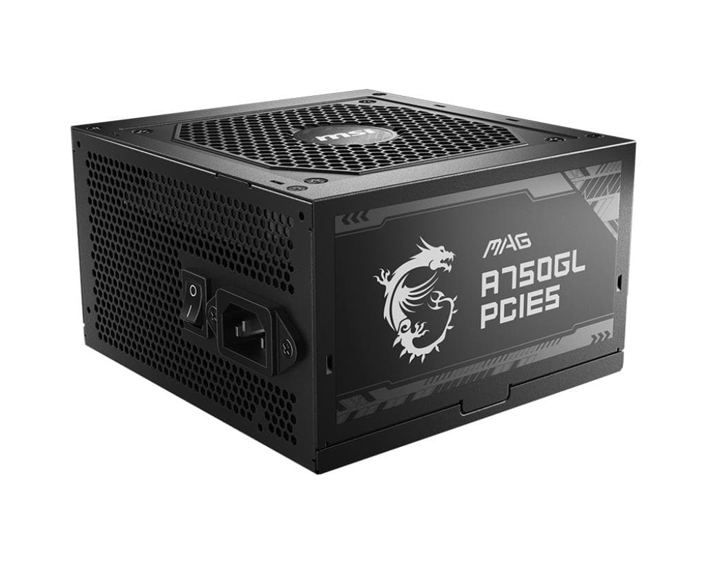 MSI MAG A750GL 750W 80 Plus Gold power supply