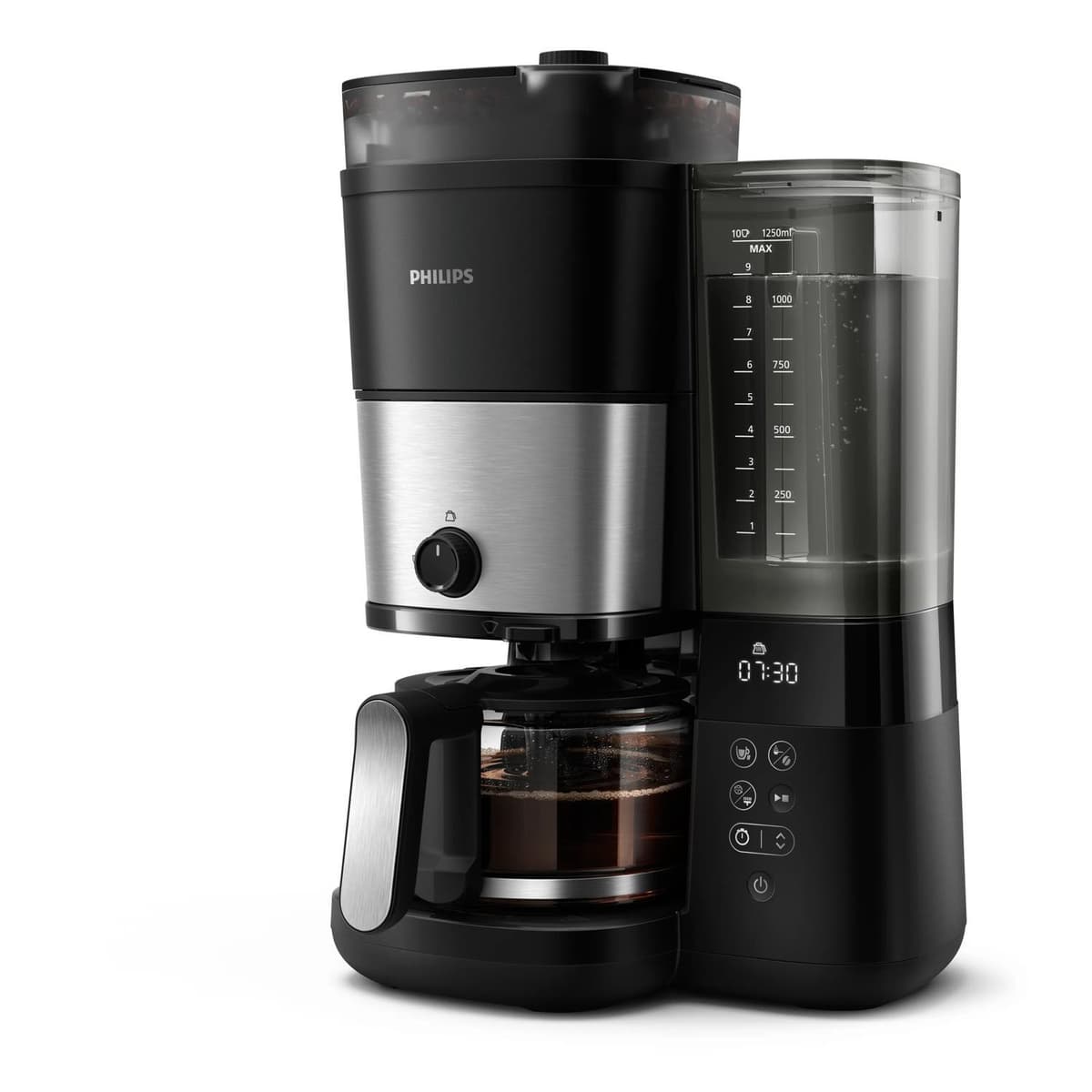 Philips HD7900/50 Drip Coffee Maker with Grinder, 1.25L
