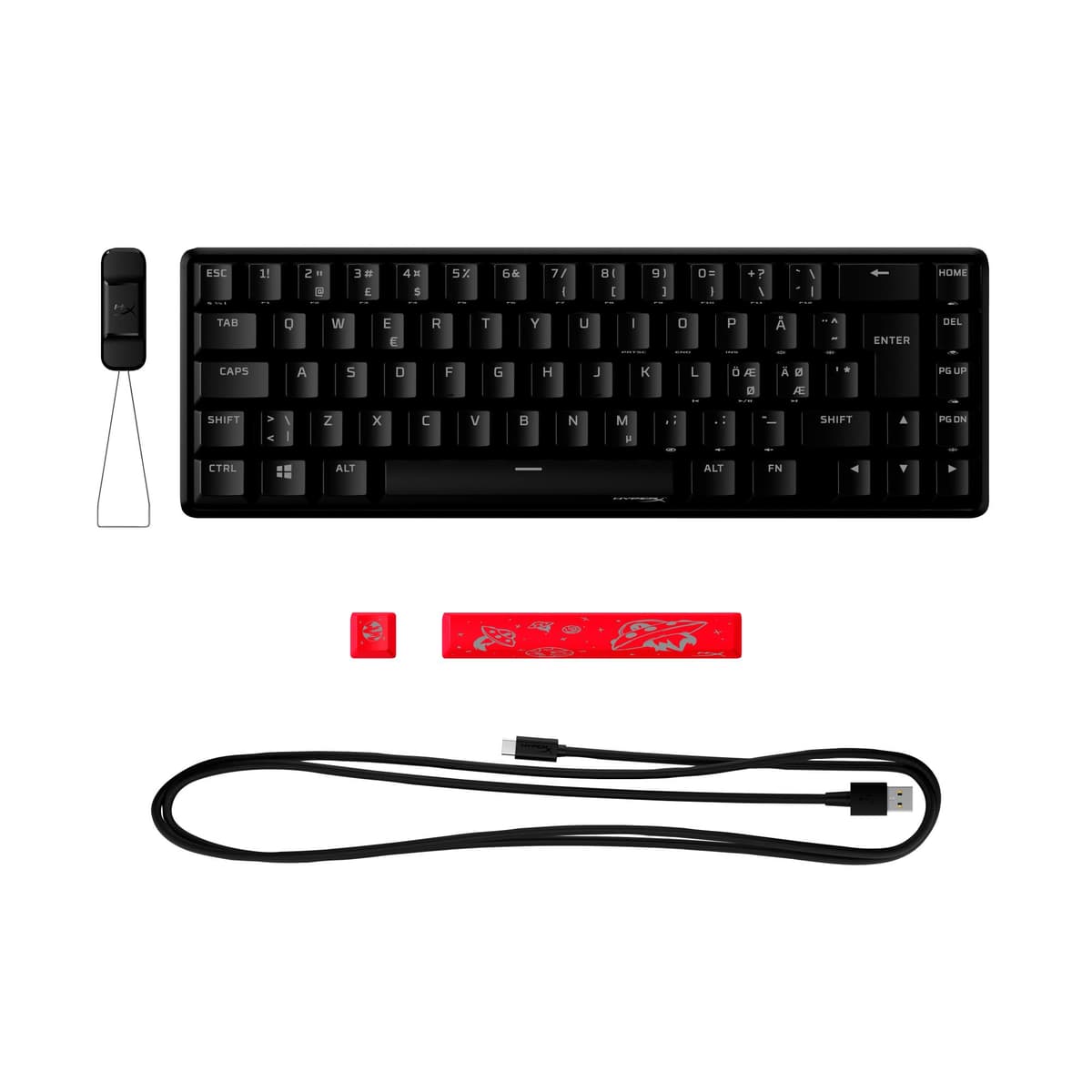 HyperX Alloy Origins 65 mehaaniline klahvistik (Norra, must)