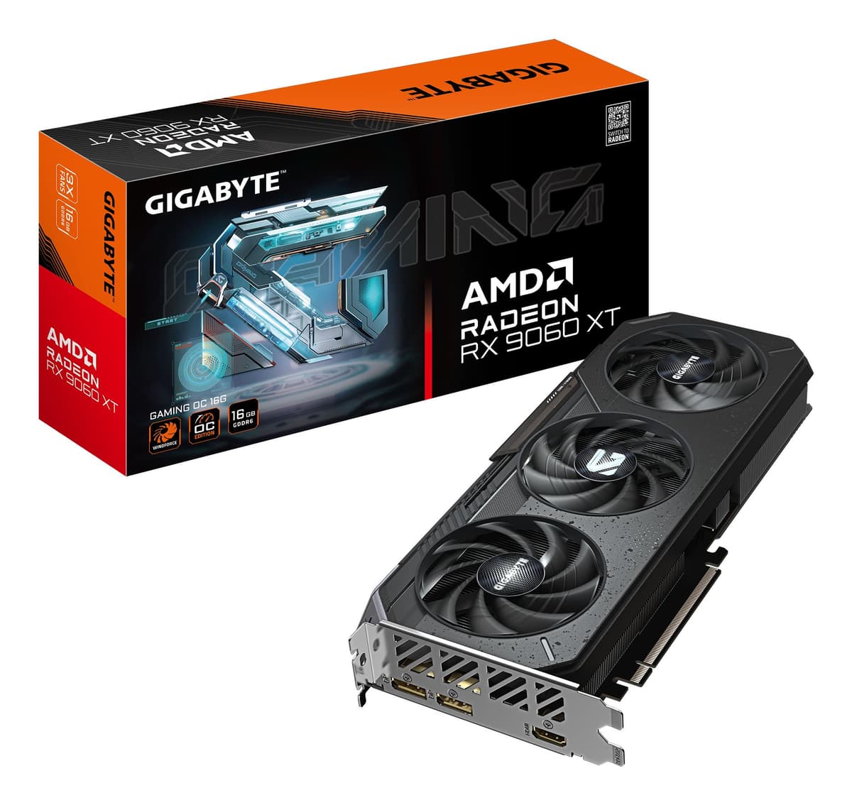 Gigabyte Radeon RX 9060 XT 16 GB graafikakaart GDDR6