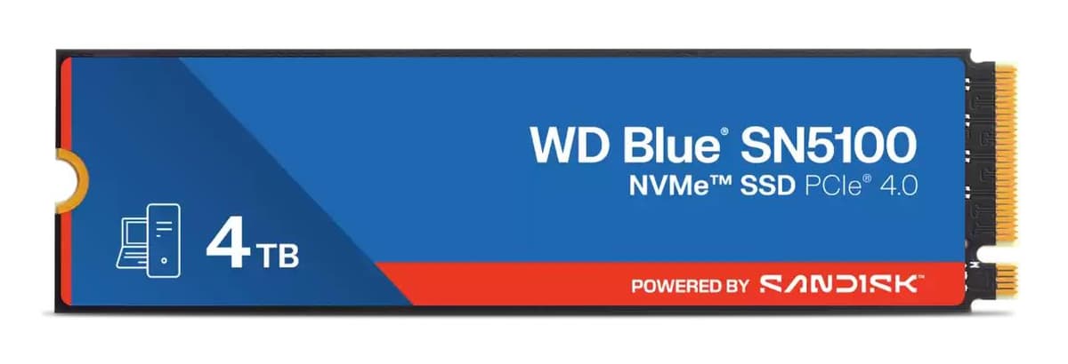 SanDisk Blue SN5100 4TB M.2 NVMe SSD