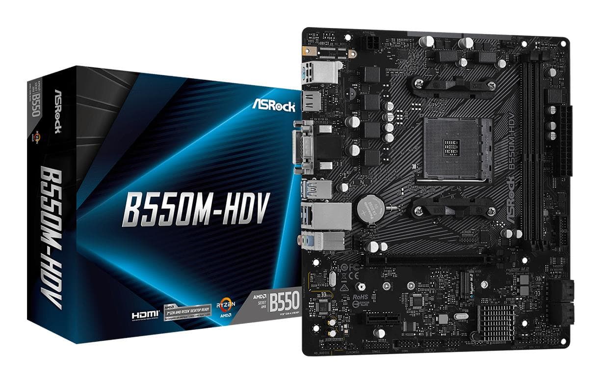 ASROCK B550M-HDV Socket AM4 материнская плата