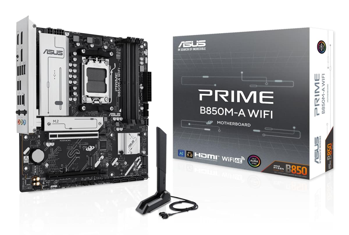 ASUS Prime B850M-A WiFi AMD AM5 mikro-ATX emaplaad