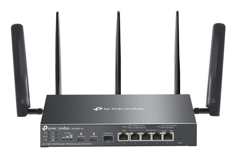 TP-LINK ER706WP-4G Wireless Router with 4G Backup