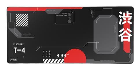 TRUST GXT759W XXL hiir Pad Red/Black 900x400mm